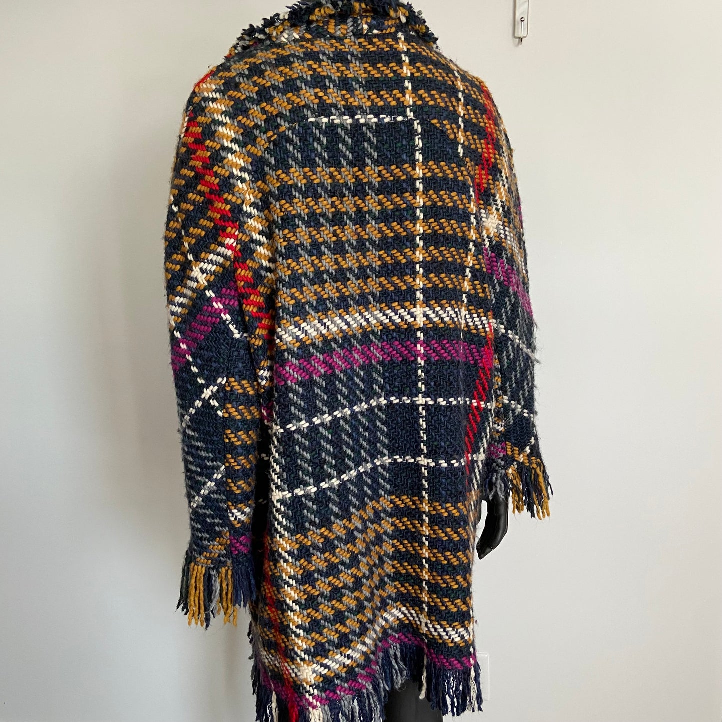 VILAGALLO Lucy coat plaid yarn (M-XL)