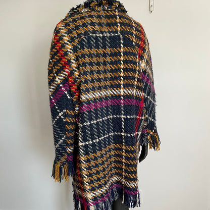 VILAGALLO Lucy coat plaid yarn (M-XL)